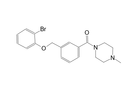 2-bromophenyl 3-[(4-methyl-1-piperazinyl)carbonyl]benzyl ether