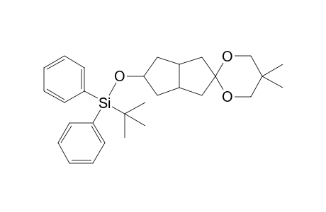 (1',1'-Dimethylethyl)-[hexahydro-5,5-dimethylspiro[1,3-dioxane-2,2'-(1'H)-pentalen]-5'-yloxy]diphenylsilane