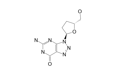 5-AMINO-3-(2,3-DIDEOXY-ALPHA-D-GLYCERO-PENTOFURANOSYL)-3,6-DIHYDRO-7H-1,2,3-TRIAZOLO-[4,5-D]-PYRIMIDIN-7-ONE