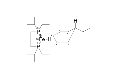 Iron, [1,2-ethanediylbis[bis(1-methylethyl)phosphine]-P,P'][(1,2,3,4,5-.eta.)-6-ethyl-2,4-cyclohexadien-1-yl]hydro-