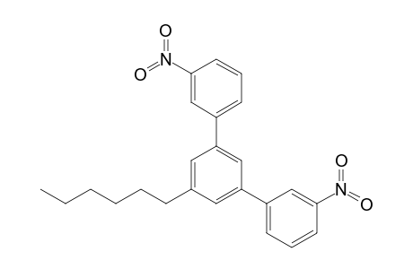 1-Hexyl-3,5-bis(3-nitrophenyl)benzene