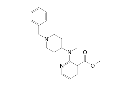 1-Benzyl-4-(N-methyl-N-(3-methoxycarbonyl-2-pyridinyl)amino)piperidine