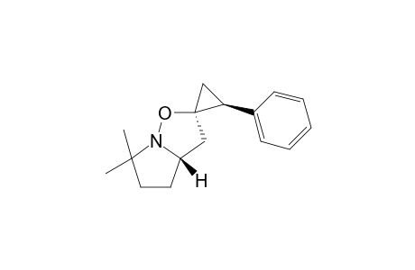 (1S*,2S*,3'aS*)-2-phenyl-6',6'-dimethylhexahydrospiro[cyclopropane-1,2'-pyrrolo[1,2-b]isoxazole