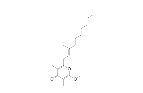 VERTICIPYRONE;(E)-2-METHOXY-3,5-DIMETHYL-6-(3-METHYL-2-UNDECENYL)-4H-PYRAN-4-ONE