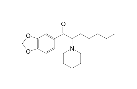 3,4-Methylenedioxy-.alpha.-Piperidinoheptanophenone