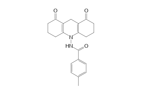 10-(p-Methylbenzoylamino)-3,4,6,7,9,10-hexahydro-1,8(2H,5H)-acridinedione
