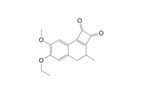 6-Ethoxy-7-methoxy-3-methyl-3,4-dihydrocyclobuta-[a]naphthalen-1,2-dione