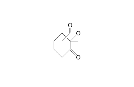 1,3-Dimethyl-3-hydroxy-2-oxo-bicyclo(2.2.2)octane-8-carboxylic acid, lactone
