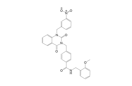 N-(2-methoxybenzyl)-4-[(1-(3-nitrobenzyl)-2,4-dioxo-1,4-dihydro-3(2H)-quinazolinyl)methyl]benzamide