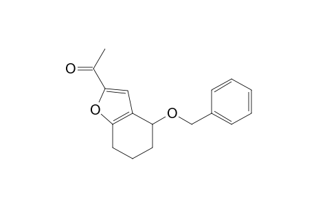 1-(4-benzoxy-4,5,6,7-tetrahydrobenzofuran-2-yl)ethanone