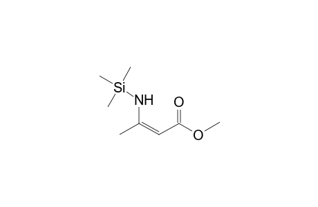 Methyl crotonoate <3-amino->. mono-TMS