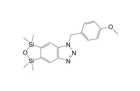 1-(4-Methoxylbenzyl)-5,6-oxadisilole fused benzotriazole