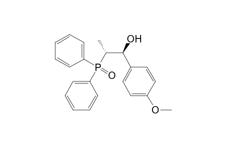 Benzenemethanol, .alpha.-[1-(diphenylphosphinyl)ethyl]-4-methoxy-, (R*,S*)-(.+-.)-