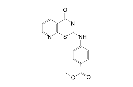 Benzoic acid, 4-(4-oxo-4H-pyrido[3,2-E][1,3]thiazin-2-ylamino)-, methyl ester