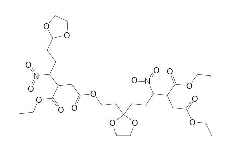 6-(1',3'-DIOXOLAN-2'-YL)-3-(ETHOXYCARBONYL)-4-NITROHEXANOATE-ETHYLESTER