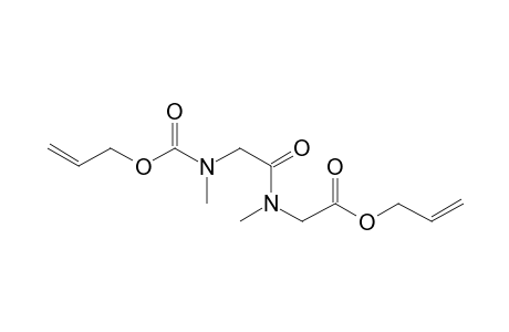 Sarcosylsarcosine, N-allyloxycarbonyl-, allyl ester