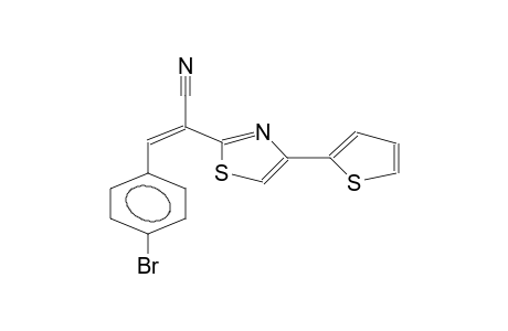 2-[2-(4-bromophenyl)-1-cyanoethenyl]-4-(2-thienyl)thiazole