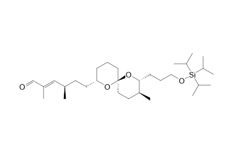 (4R)-2,4-Dimethyl-6-{(2S,6S,8R,9S)-9-methyl-8-[3-(triisopropylsilyloxy)propyl]-1,7-dioxaspiro[5.5]undec-2-yl}hex-2-enal