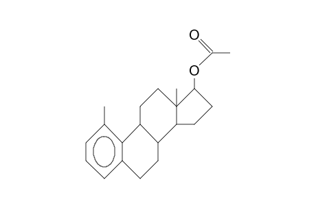 1-Methyl-estra-1,3,5(10)-trien-17b-yl acetate