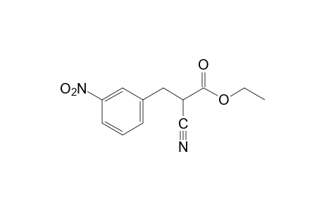 alpha-cyano-m-nitrohydrocinnamic acid, ethyl ester