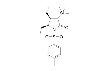 (4R,5S)-4,5-Diethyl-1-[(4-methylphenyl)sulfonyl]-3-trimethylsilyl-2-pyrrolidinone isomer