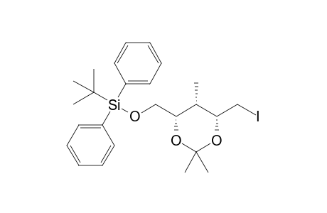 (4R,5S,6S)-6-tert-Butyldiphenylsilyloxymethyl-4-iodomethyl-2,2,5-trimethyl-1,3-dioxane