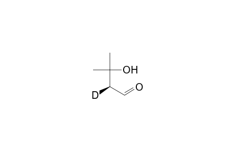 Butanal-2-d, 3-hydroxy-3-methyl-, (S)-