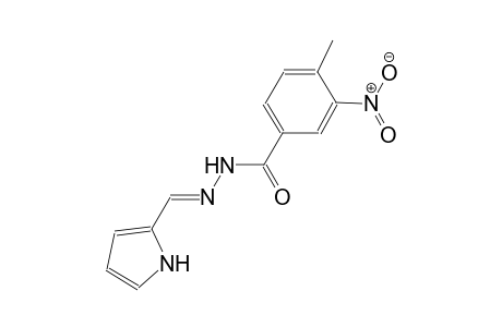 4-methyl-3-nitro-N'-[(E)-1H-pyrrol-2-ylmethylidene]benzohydrazide