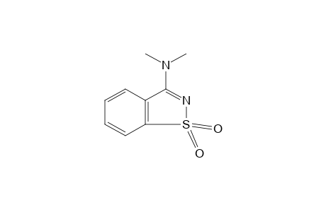 3-(DIMETHYLAMINO)-1,2-BENZISOTHIAZOLE, 1,1-DIOXIDE