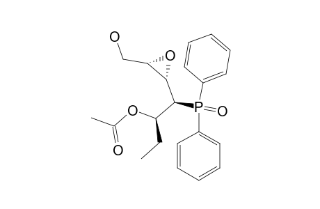 (2S,3R,4R,5S)-5-ACETOXY-4-DIPHENYL-PHOSPHINOYL-2,3-EPOXY-HEPTAN-1-OL