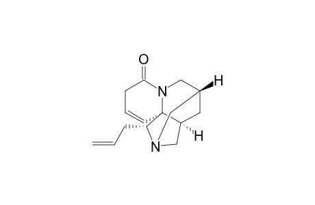 3H-2,5-Methano-1H-pyrrolo[3,4-i]quinolizin-8(9H)-one,3a,4,5,6-tetrahydro-1-(2-propenyl)-,[1S-(1.alpha.,2.beta.,3a.alpha.,5.beta.,11aS*)]-