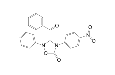 1,2,4-Oxadiazolidin-5-one, 3-benzoyl-4-(4-nitrophenyl)-2-phenyl-