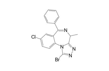 1-bromo-8-chloro-4-methyl-6-phenyl-4H-[1,2,4]triazolo[4,3-a][1,4]benzodiazepine