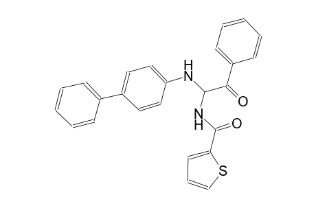 2-thiophenecarboxamide, N-[1-([1,1'-biphenyl]-4-ylamino)-2-oxo-2-phenylethyl]-