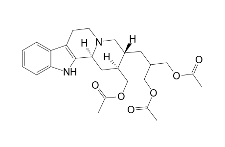 16,17-Secoyohimban-16,17-diol, 18-[(acetyloxy)methyl]-, diacetate (ester), (3.beta.)-(.+-.)-