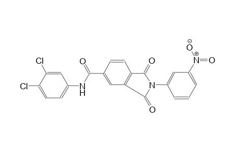 N-(3,4-dichlorophenyl)-2-(3-nitrophenyl)-1,3-dioxo-5-isoindolinecarboxamide