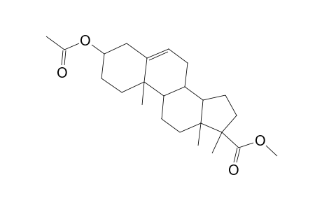 Androst-5-ene-17.beta.-carboxylic acid, 3.beta.-hydroxy-17-methyl-, methyl ester, acetate
