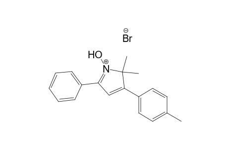 1-Hydroxy-2,2-dimethyl-5-phenyl-3-(p-tolyl)-2H-pyrrolium bromide
