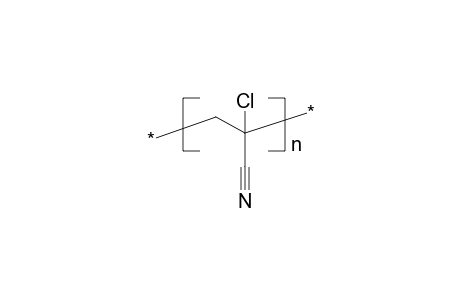 Poly(2-chloroacrylonitrile); poly(1-chloro-1-cyanoethylene)