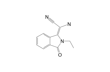 AMINO-(2-ETHYL-3-OXO-2,3-DIHYDRO-1H-ISOINDOL-1-YLIDENE)-ACETONITRILE;(Z)-ISOMER