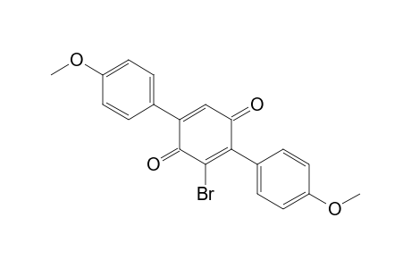 2-Bromo-3,6-bis(p-methoxyphenyl)-1,4-benzoquinone