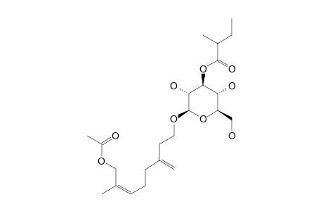 9-ACETOXY-GAMMA-GERANIOL-1-O-[3-(2-METHYLBUTANOYL)]-BETA-D-GLUCOPYRANOSIDE