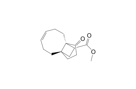 3a,9a-Ethano-1H-cyclopentacyclooctene-10-carboxylic acid, 2,3,4,5,8,9-hexahydro-3-oxo-, methyl ester, (3a.alpha.,6Z,9a.alpha.,10S*)-