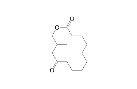 13-Methyloxacyclotetradecane-2,11-dione