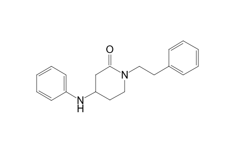 4-Anilino-1-(2-phenylethyl)-2-piperidinone