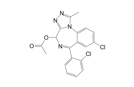 8-Chloro-4-acetoxy-6-(2-chlorophenyl)-1-methyl-4H-[1,2,4]triazolo[4,3-a][1,4]benzodiazepine