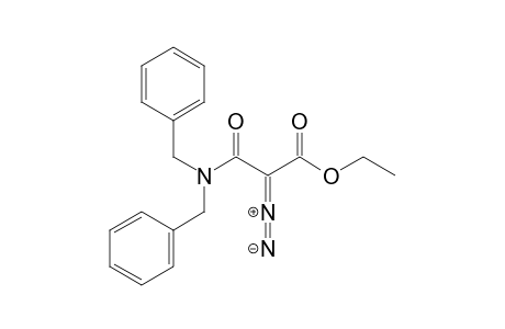 N,N-Dibenzyl-2-diazomalonamic acid ethyl ester