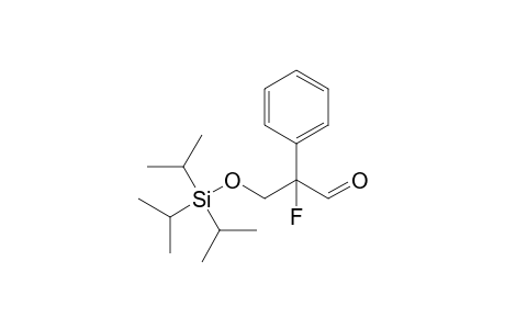 2-Fluoranyl-2-phenyl-3-tri(propan-2-yl)silyloxy-propanal