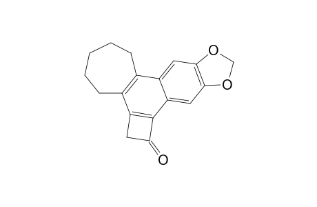 2,3,4,5,6,7-Hexahydro-1H-cyclobuta[5,6]cyclohepta[7,8]naphtho[2,3-d][1,3]dioxol-1-one