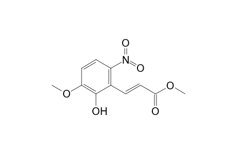 (E)-Methyl 3-(2-hydroxy-3-methoxy-6-nitrophenyl)prop-2-enoate